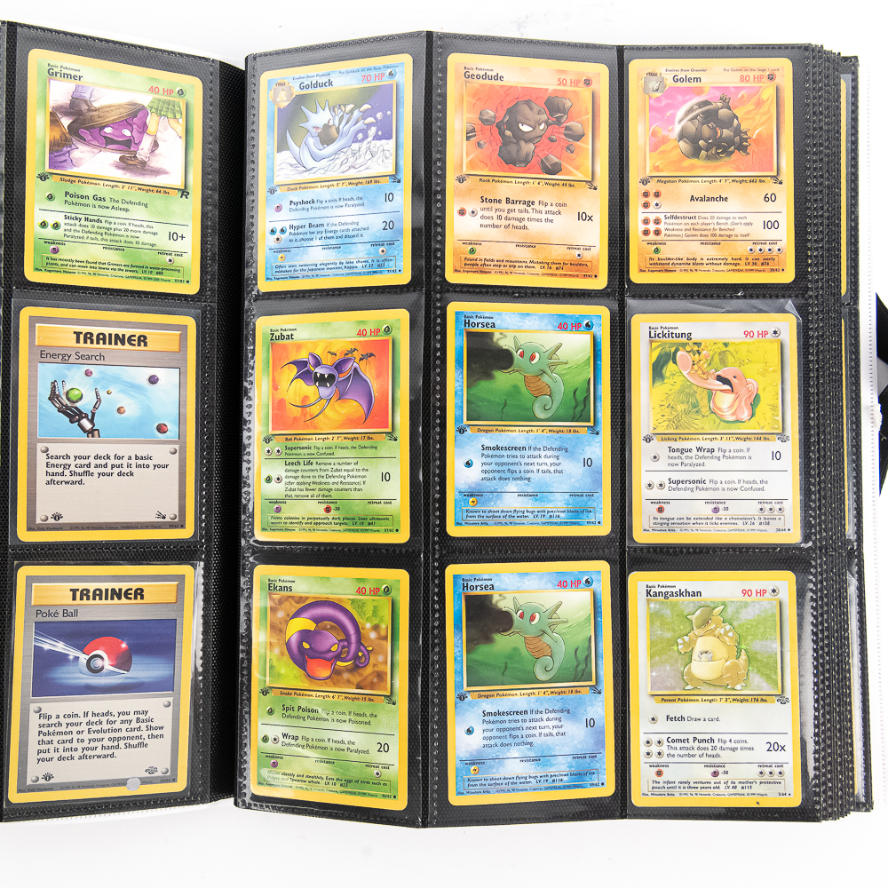 (396) 1st Generation Pokemon Card Full Game Binder