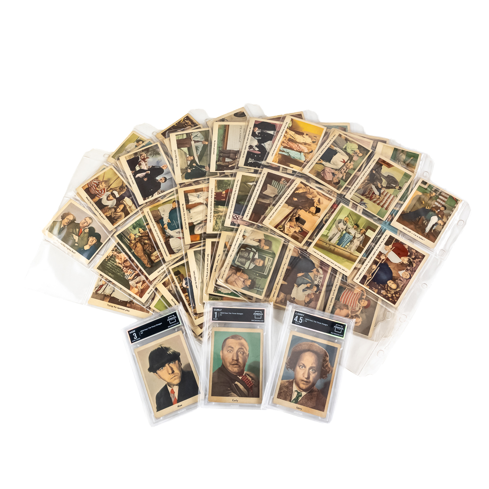 1959 Fleer 3 Stooges Semi Complete Set (76 of 99)+