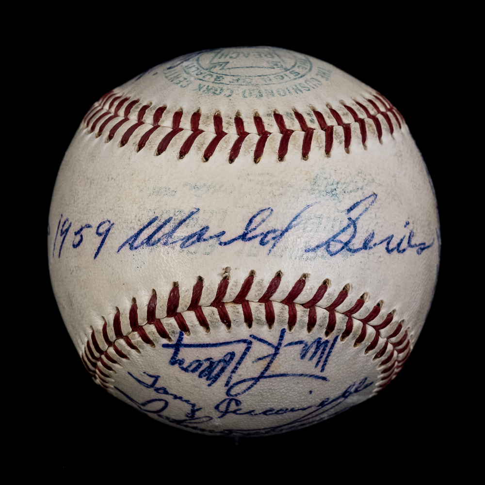 1959 Chicago White Sox Team Autographed Baseball