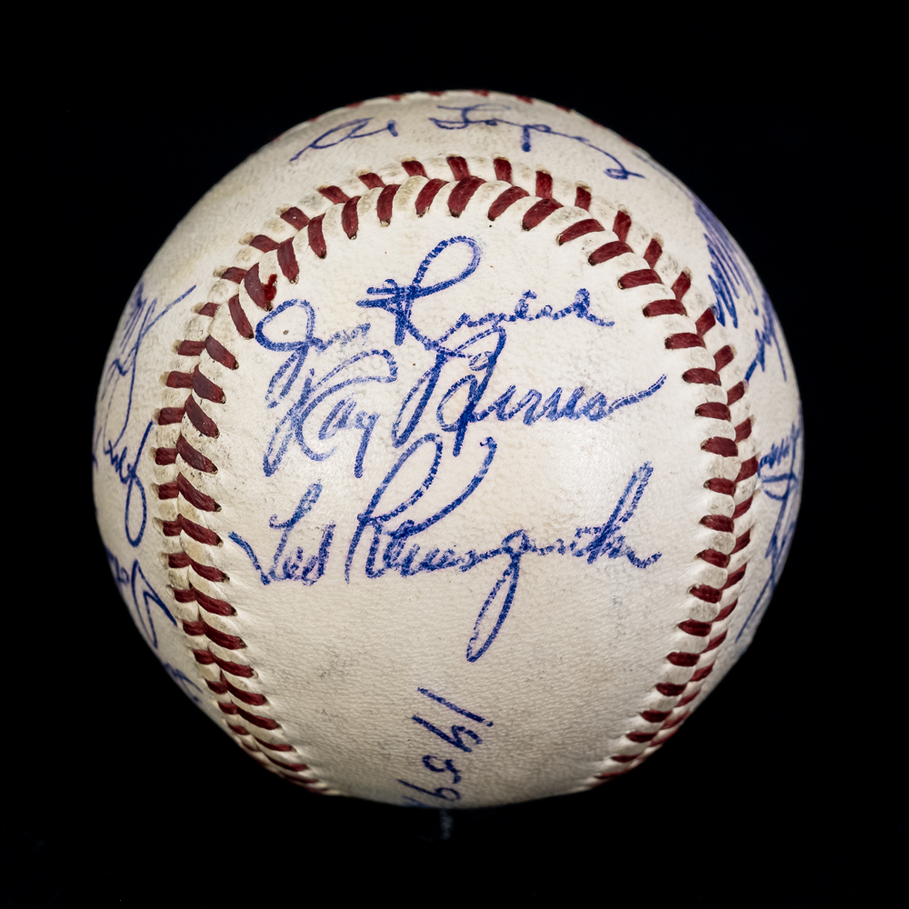 1959 Chicago White Sox Team Autographed Baseball