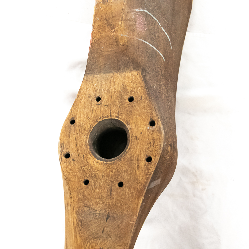 WWI-era Westmoore 10' Wooden Airplane Propeller