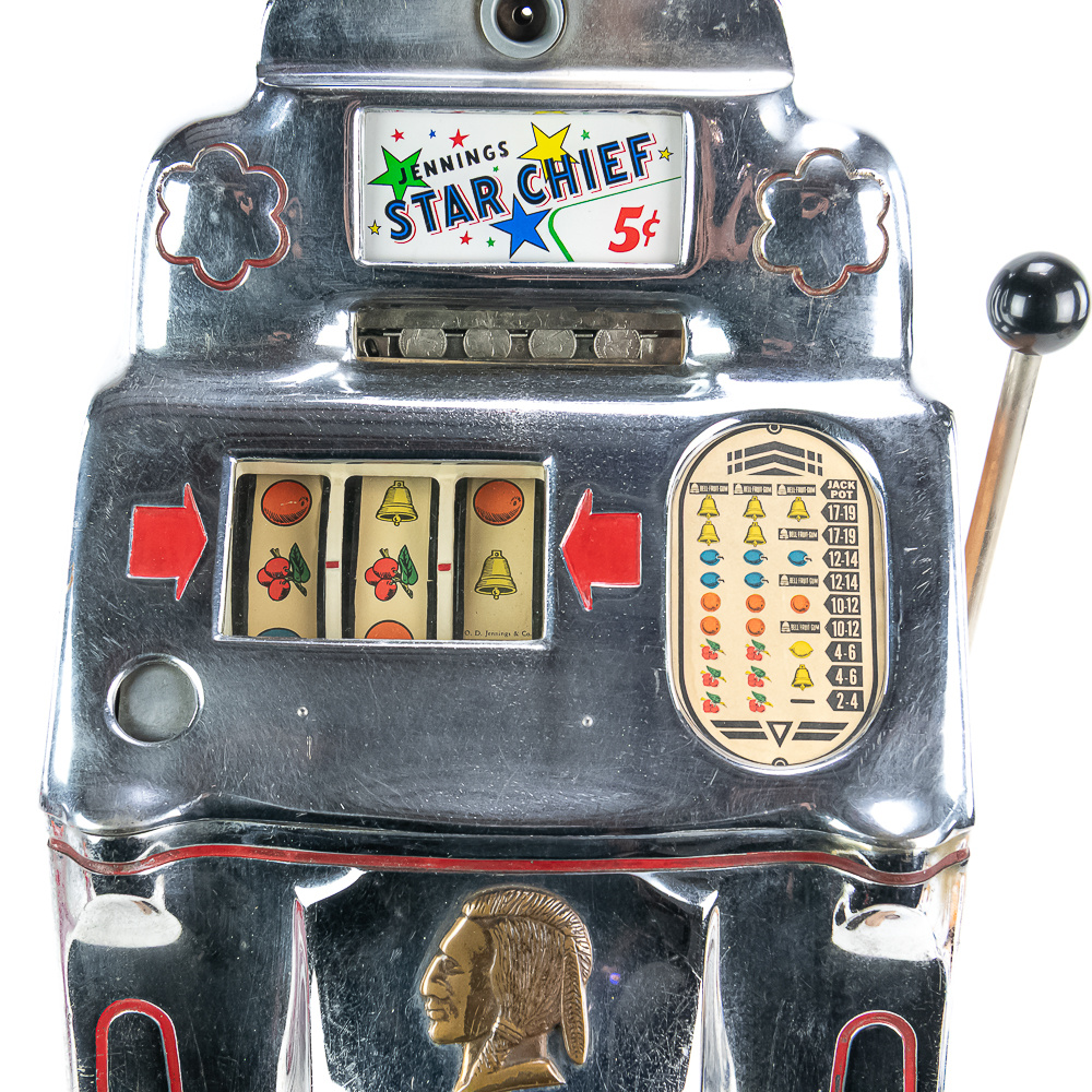 Jennings 5 Cent "Star Chief" Slot Machine