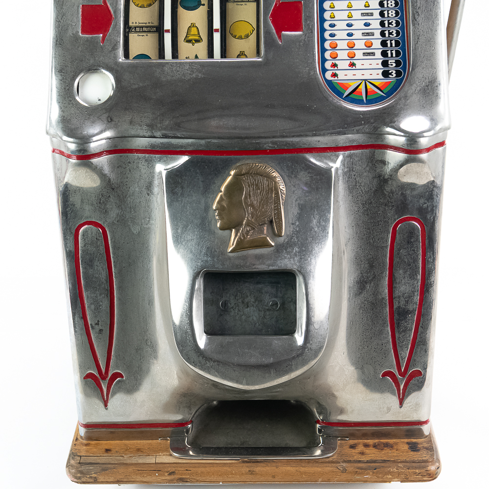 Jennings 5 Cent "Standard Chief" Slot Machine