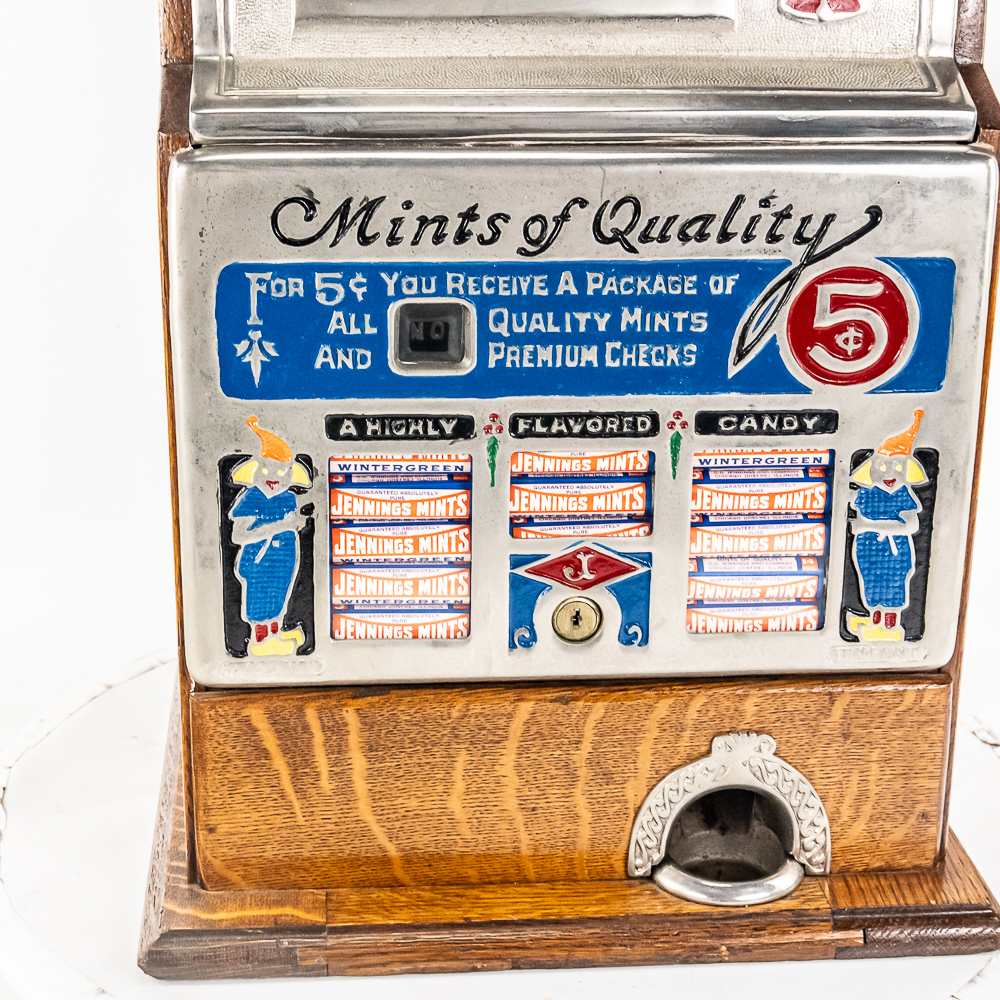 *20s Jennings Mints of Quality 5C Slot Machine