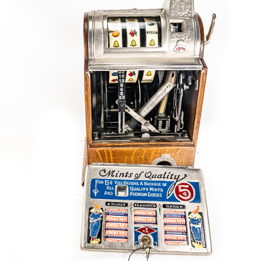 *20s Jennings Mints of Quality 5C Slot Machine
