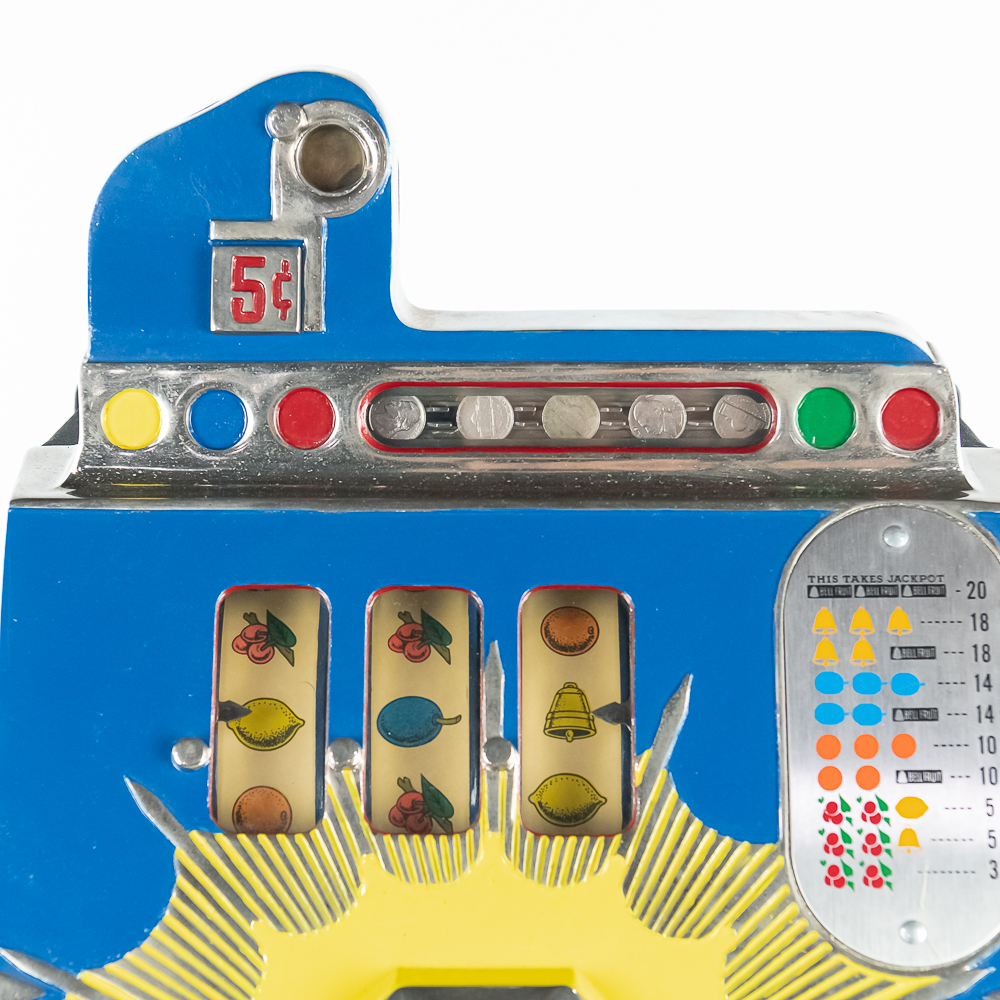 Mills 5 Cent Cherry Burst Slot Machine