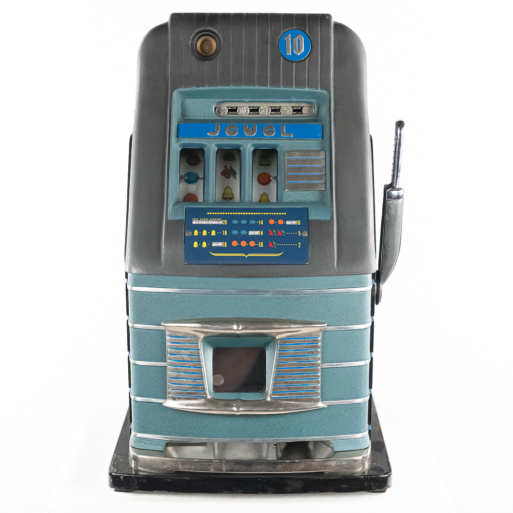 Mills 10 Cent High Top Jewel Slot Machine