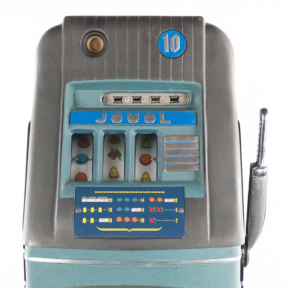 Mills 10 Cent High Top Jewel Slot Machine