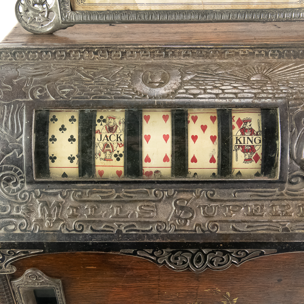 Antique Mills Superior Poker Reel Trade Stimulator
