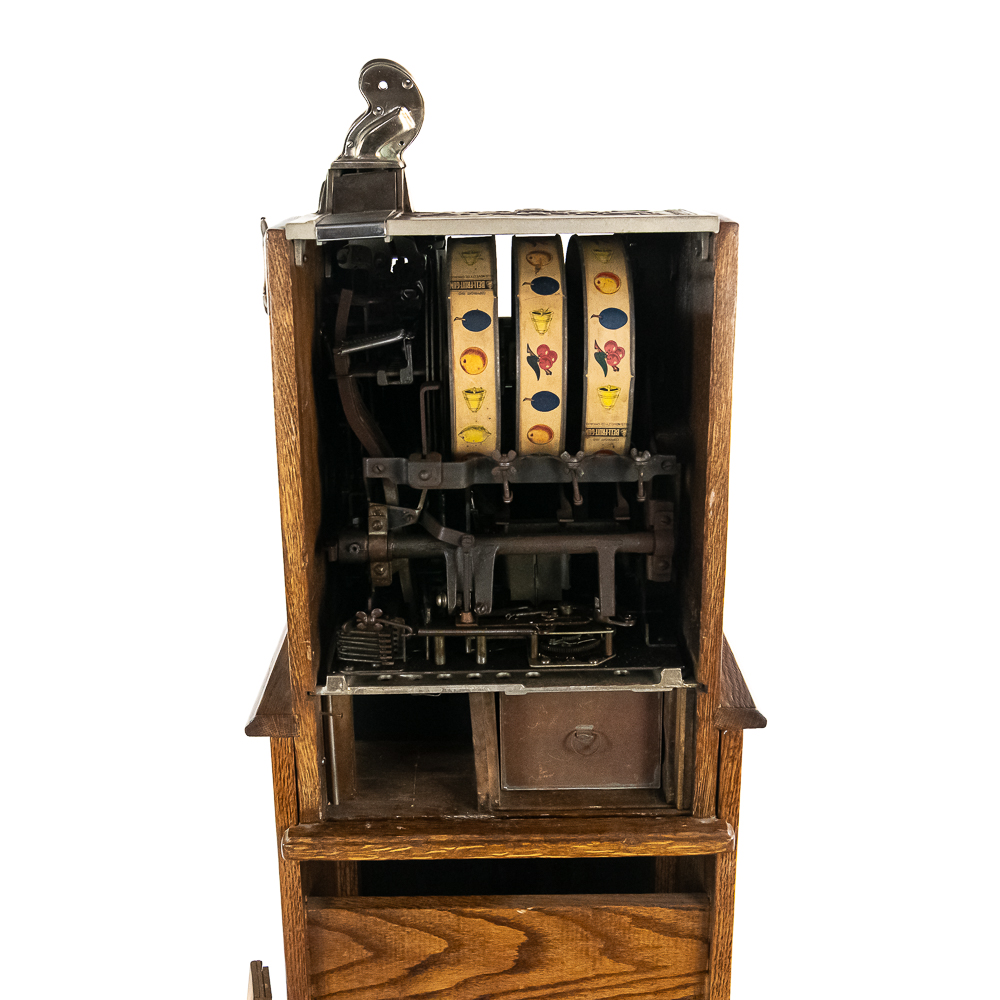 5 Cent Mills Liberty Bell Floor Model Gum Vendor