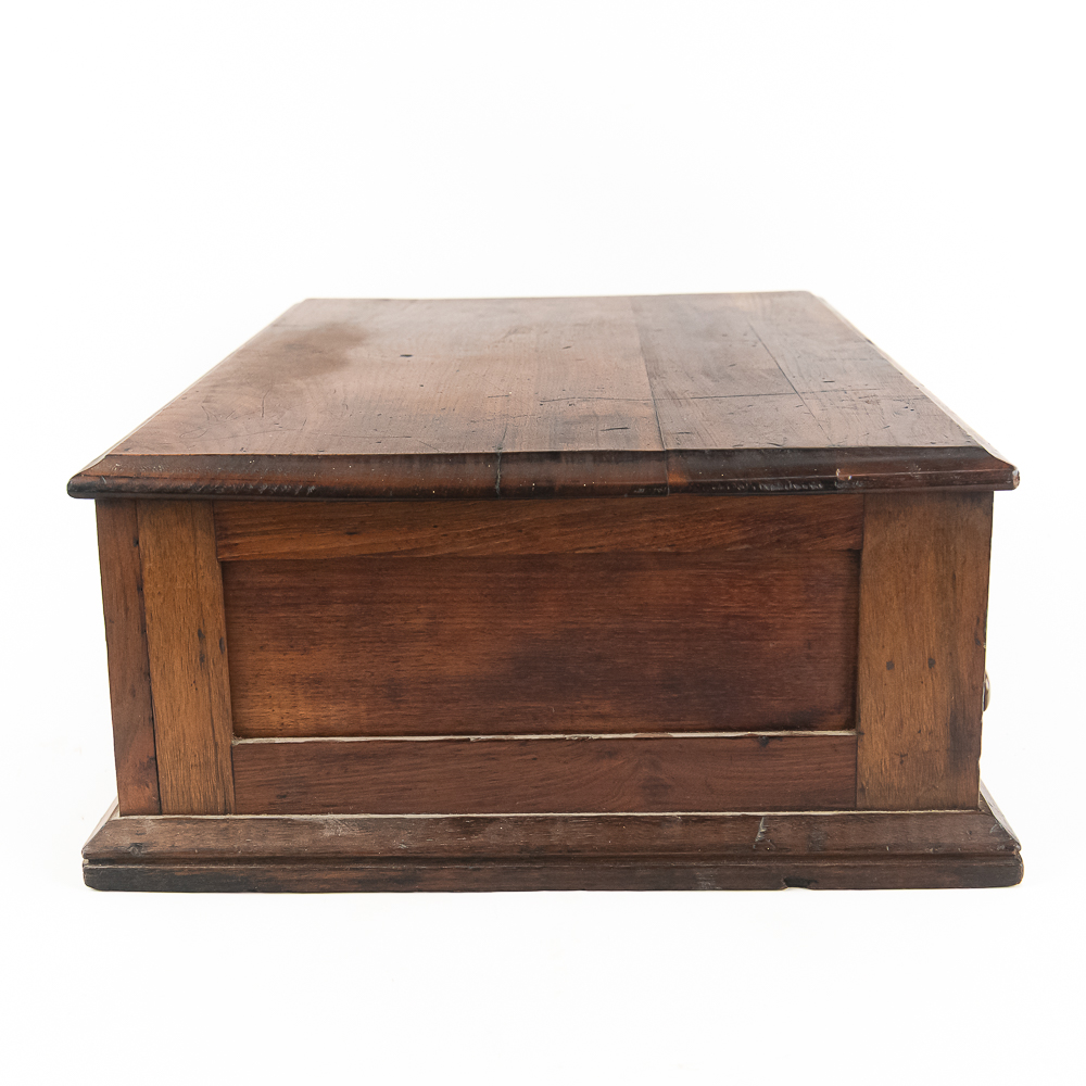 Antique Clark's 2-Drawer Spool Display Cabinet