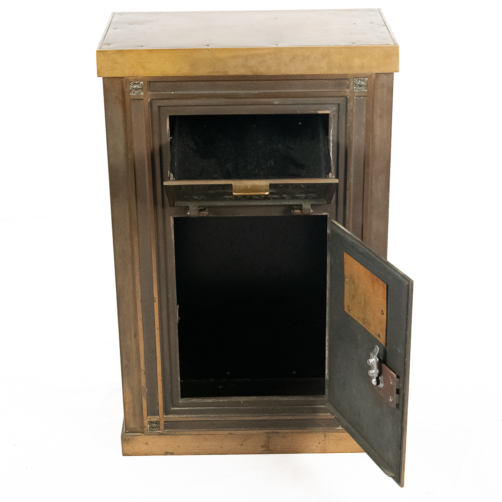 Antique Bronze US Mail Letter Box