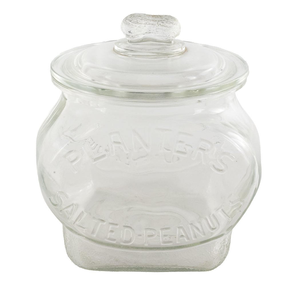 Vintage Planters Peanuts "Football" Display Jar