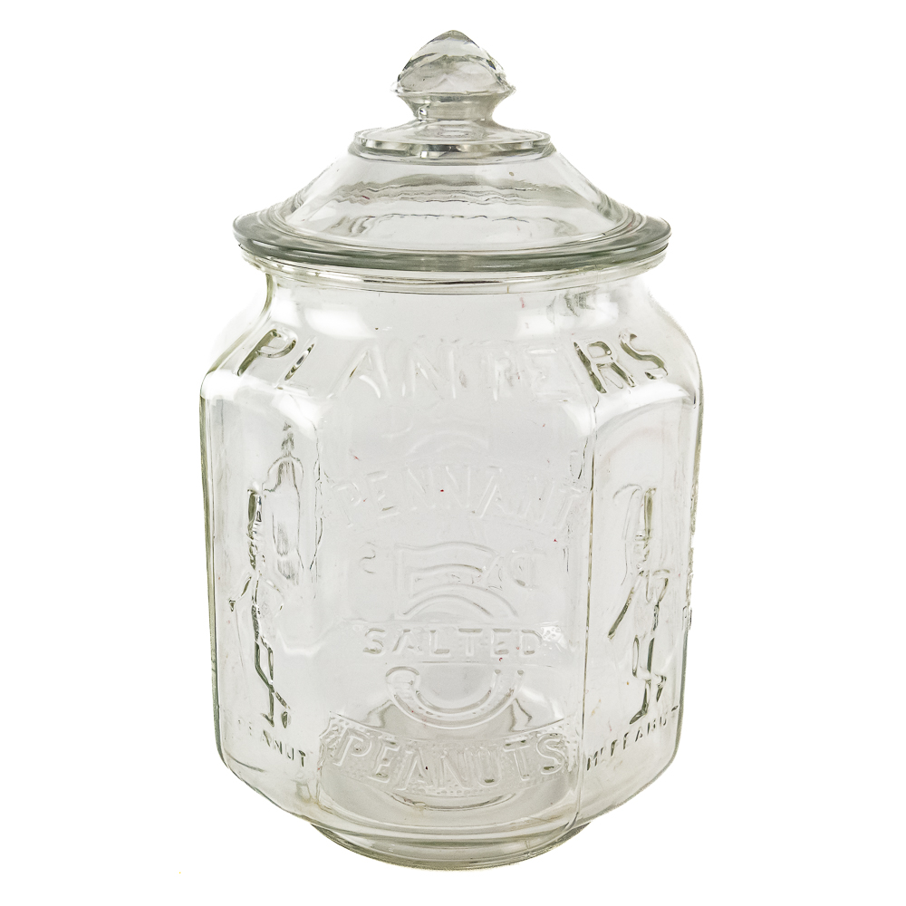 Vintage Planters Pennant 5 Cent Display Jar