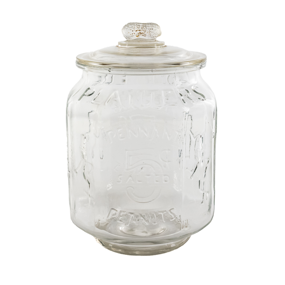 Vintage Planters Pennant Octagonal Display Jar