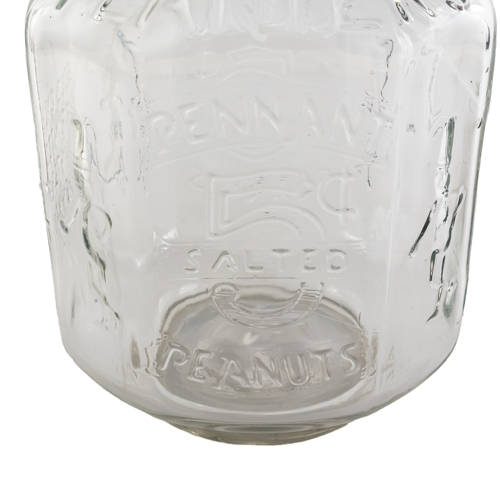 Vintage Planters Pennant Octagonal Display Jar