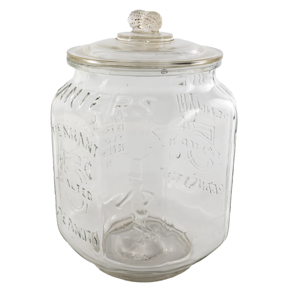 Vintage Planters Pennant Octagonal Display Jar