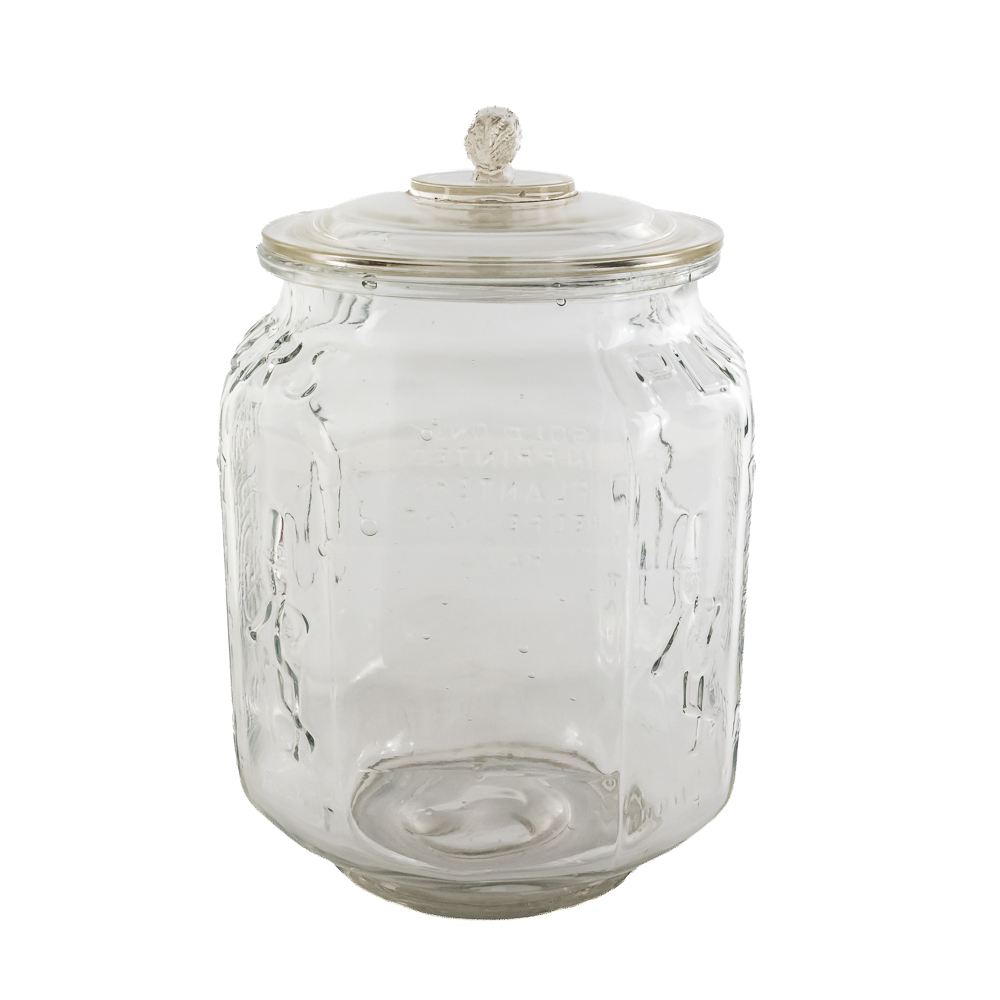 Vintage Planters Pennant Octagonal Display Jar