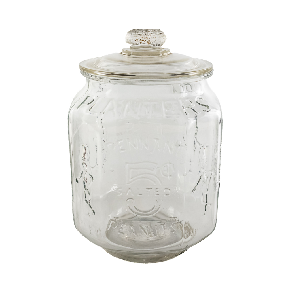 Vintage Planters Pennant Octagonal Display Jar