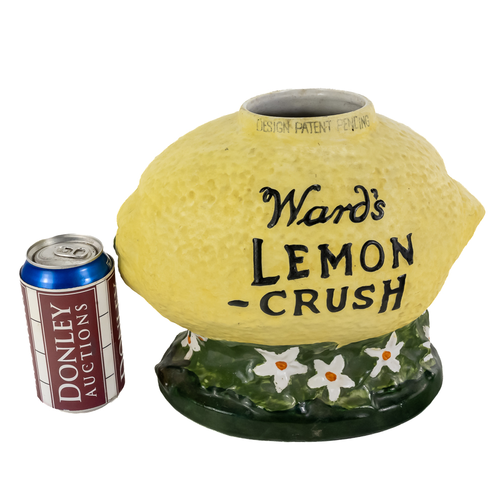 Ward's Lemon Crush Ceramic Syrup Dispenser Body