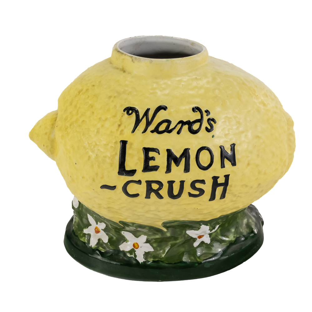 Ward's Lemon Crush Ceramic Syrup Dispenser Body