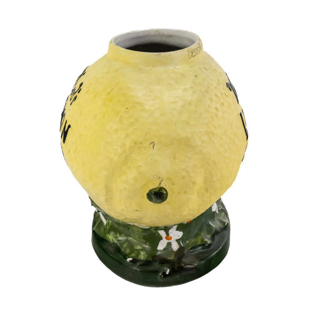 Ward's Lemon Crush Ceramic Syrup Dispenser Body