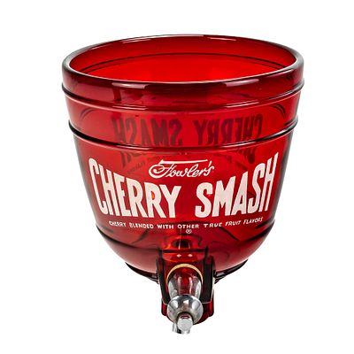 Vintage Fowler's Cherry Smash Syrup Dispenser Bowl. From the Trenga Estate Collection - Vintage 