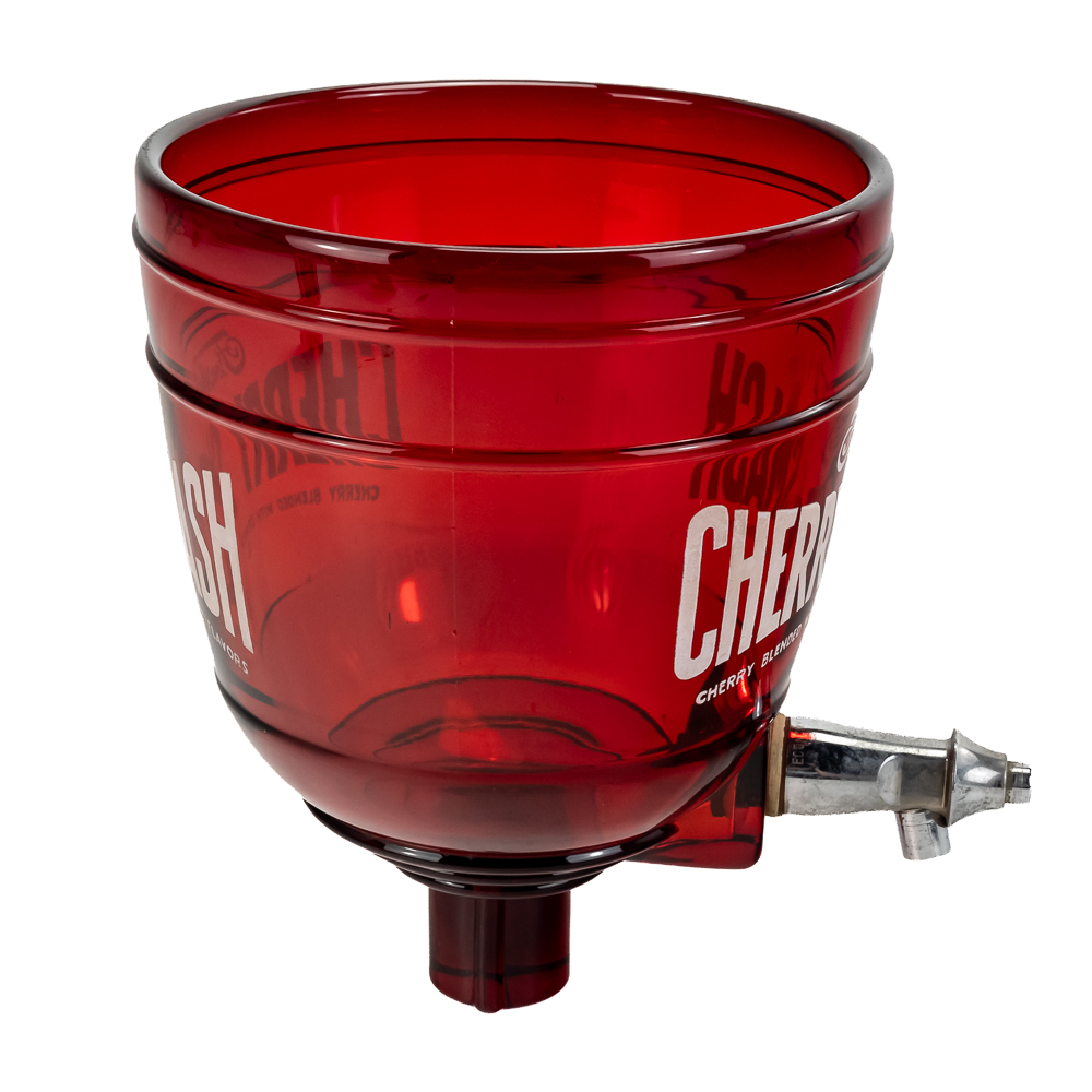 Vintage Fowler's Cherry Smash Syrup Dispenser Bowl