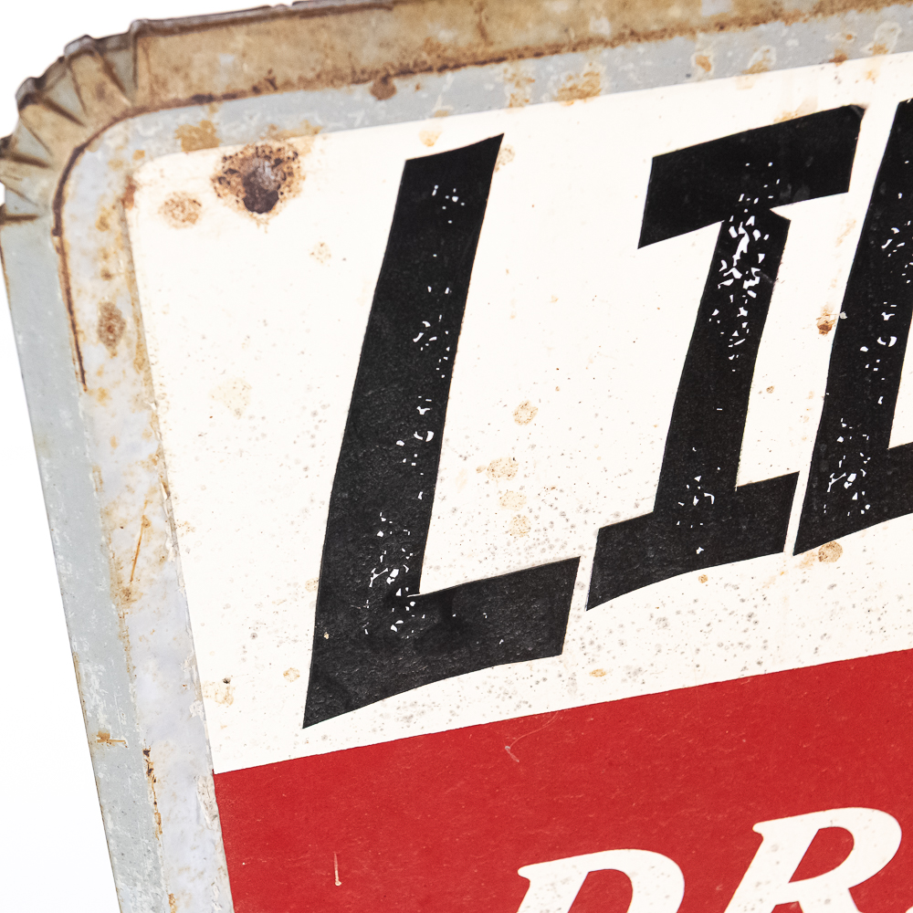 Vintage Large 9' Coca-Cola SST "Sled" Sign