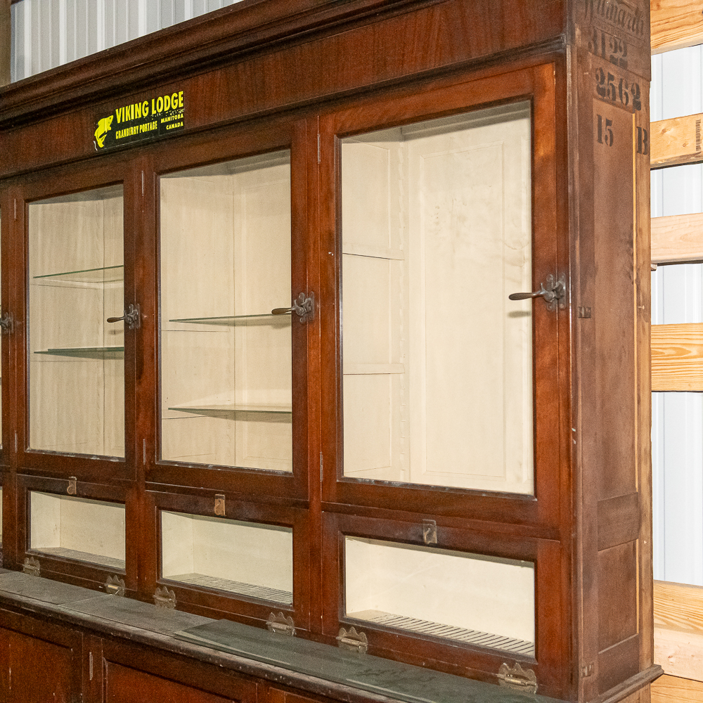 Vintage Wooden Barback / Record Display Cabinet