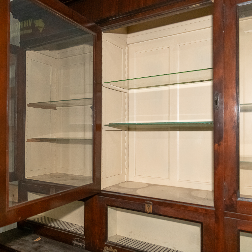 Vintage Wooden Barback / Record Display Cabinet