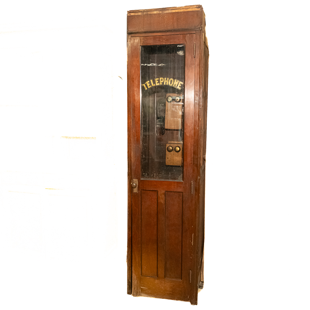 Antique Wooden Telephone Booth