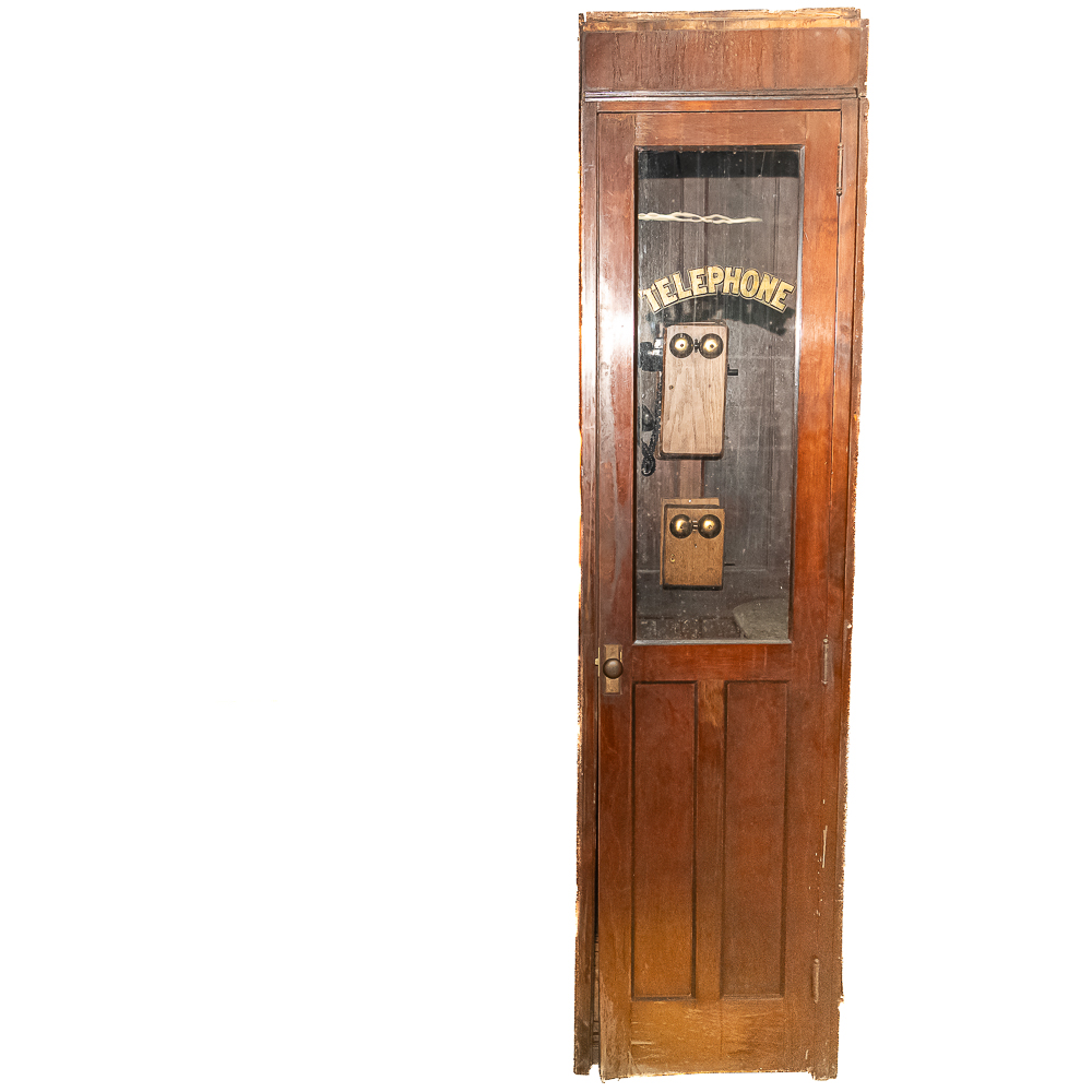 Antique Wooden Telephone Booth