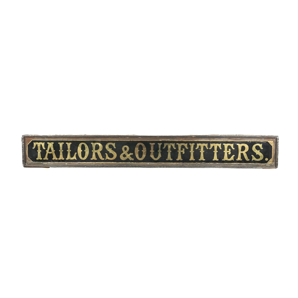 Vintage Taylors & Outfitters Trade Sign