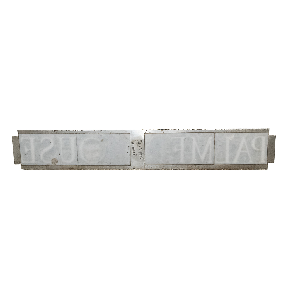 Vintage 8' Chicago Palmer House Architectural Sign