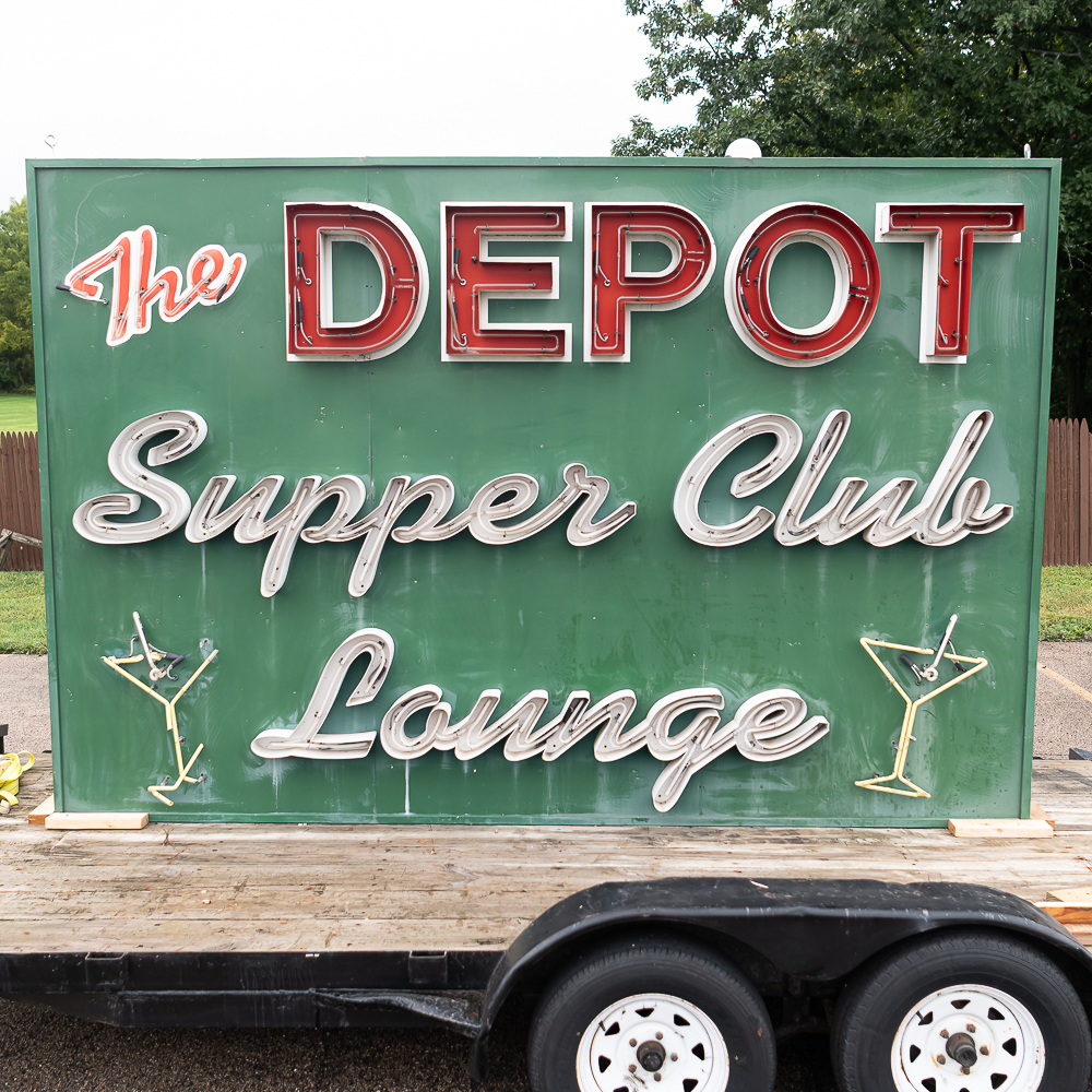 Vintage 12' Depot Supper Club DS Neon Sign