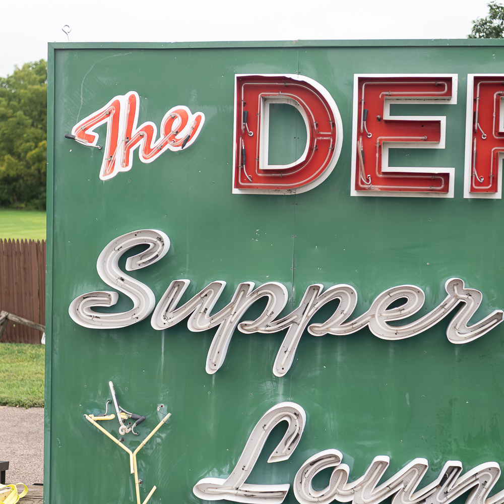 Vintage 12' Depot Supper Club DS Neon Sign