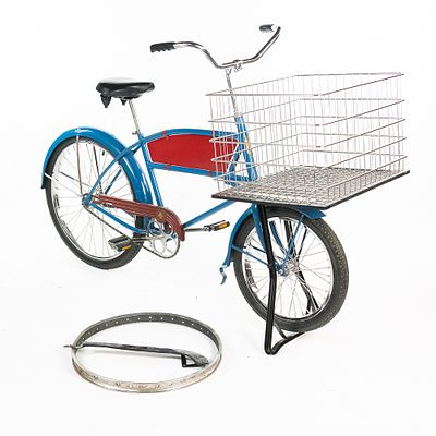Vintage Schwinn Cycle Truck Delivery Bicycle w/Basket, rare and desirable Schwinn Cycle Truck 
