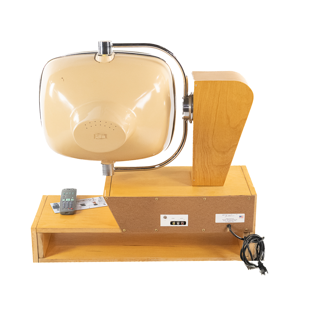 18" Green Telstar Predicta Blonde Chalet MCM TV