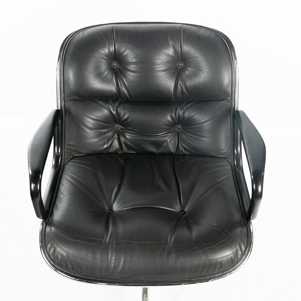 Vintage Knoll Pollock Leather Executive Chair
