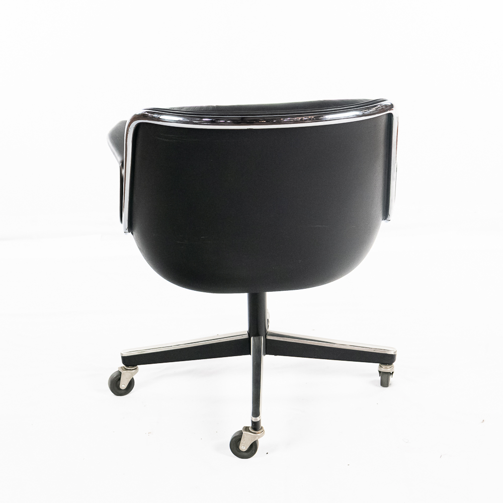 Vintage Knoll Pollock Leather Executive Chair