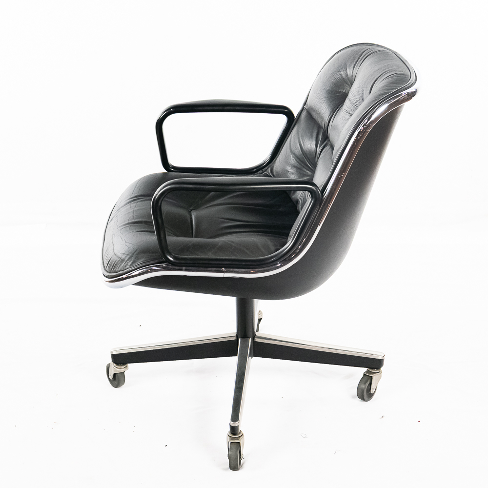 Vintage Knoll Pollock Leather Executive Chair