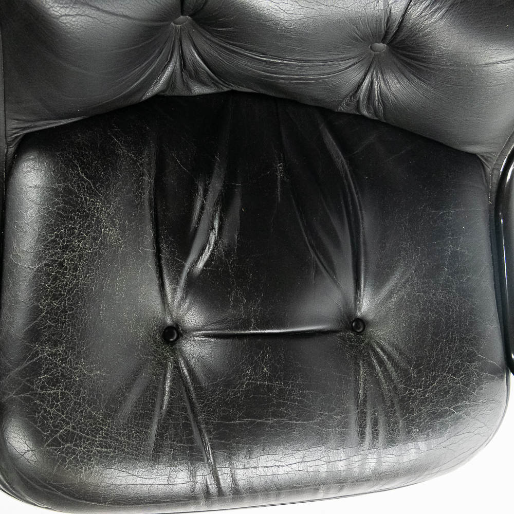 Vintage Knoll Pollock Leather Executive Chair