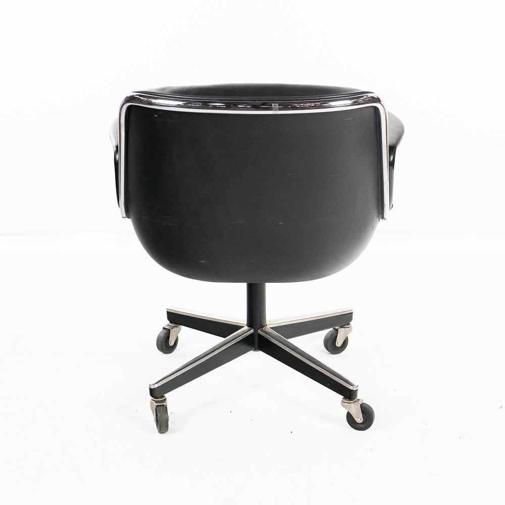 Vintage Knoll Pollock Leather Executive Chair