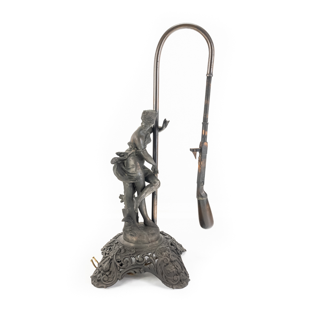 Rare Antique Eldred Countertop Gas Cigar Lighter
