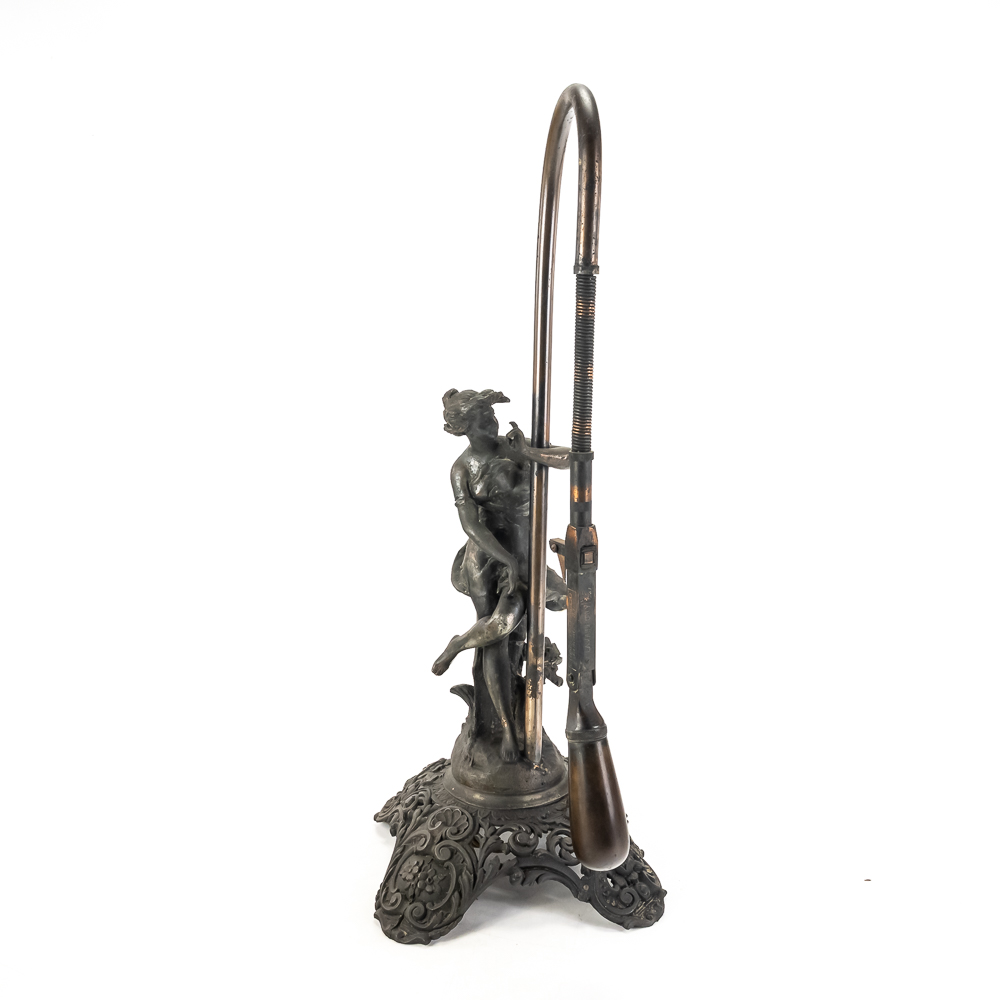 Rare Antique Eldred Countertop Gas Cigar Lighter