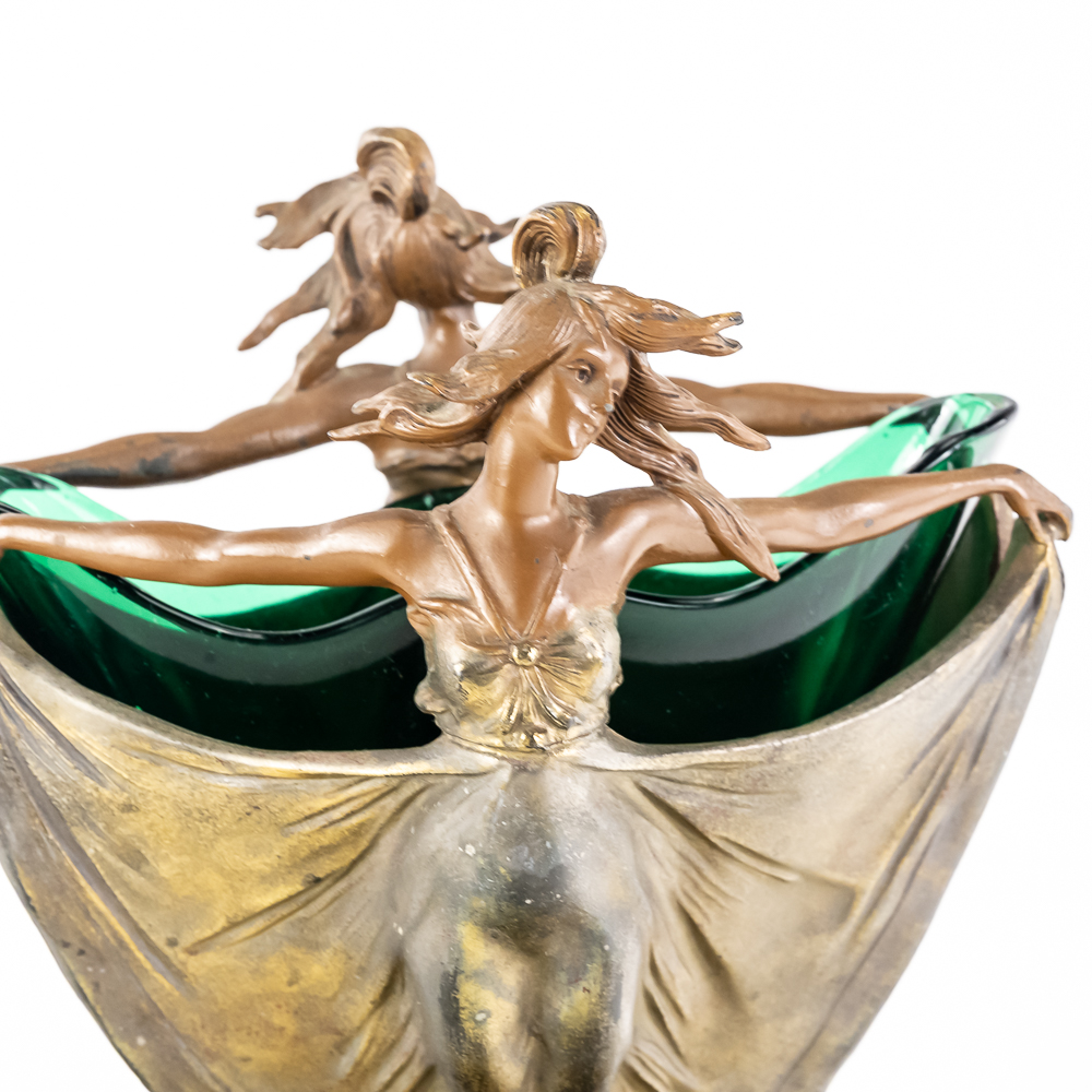 Antique Art Nouveau "Nebulia" Figural Centerpiece
