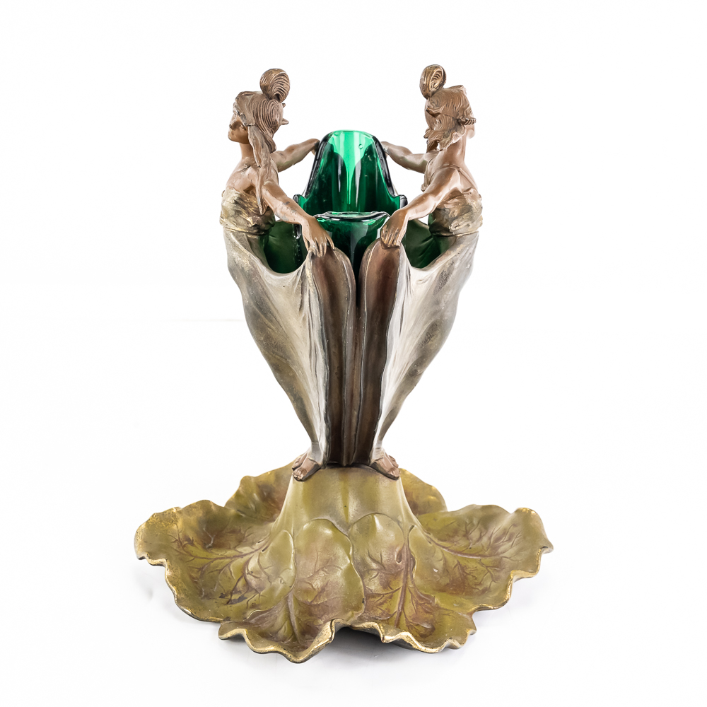 Antique Art Nouveau "Nebulia" Figural Centerpiece