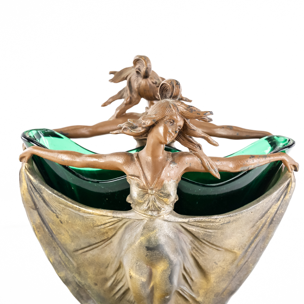 Antique Art Nouveau "Nebulia" Figural Centerpiece