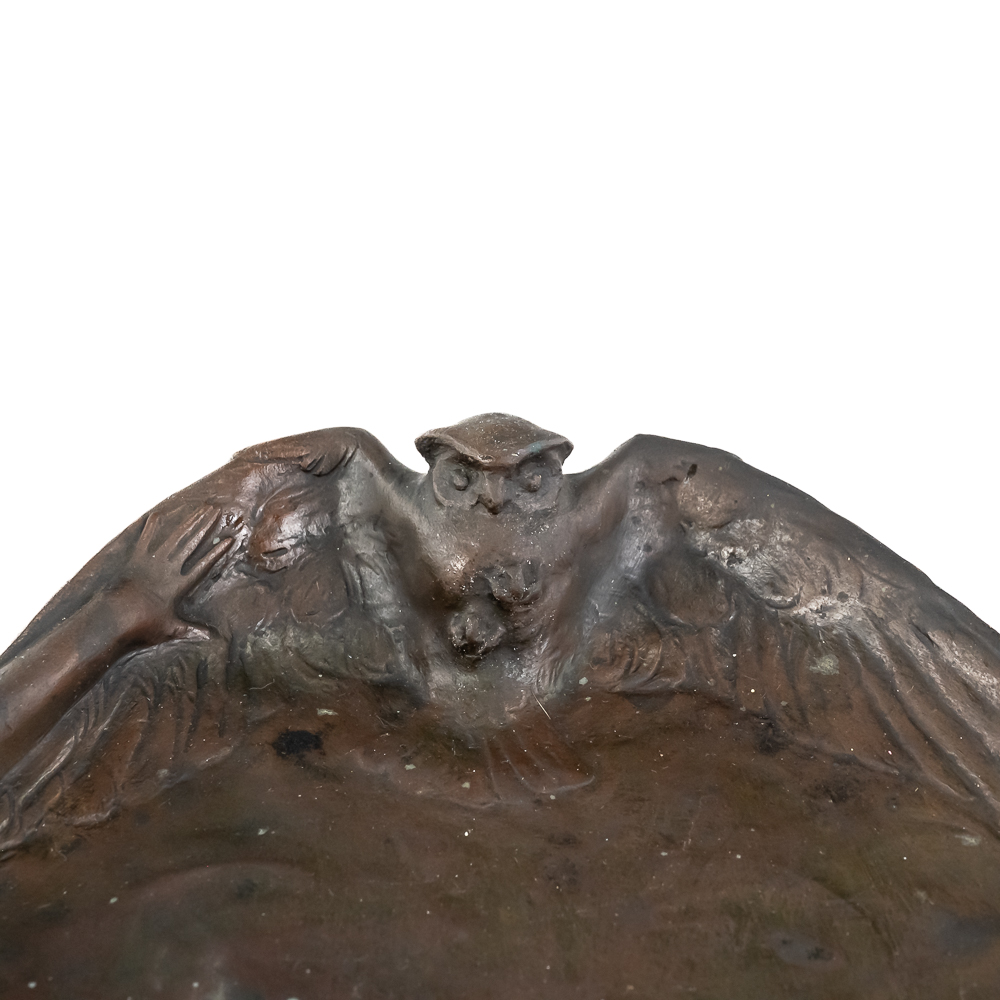 Frishmuth "Jester and Two Owls" Vide-Poche Tray